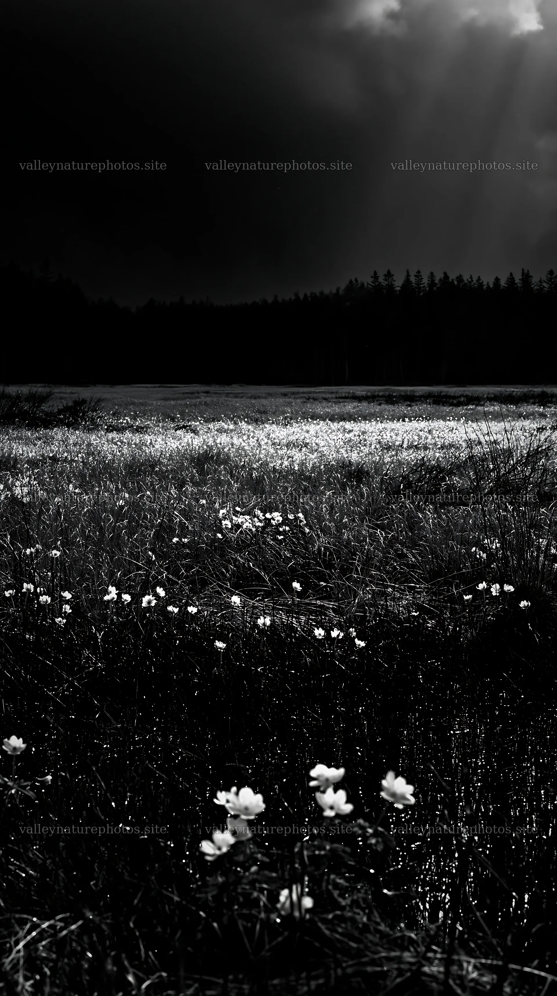 Akita snowmelt meadow with silver grasses and wildflowers – nature photography 5938x10608