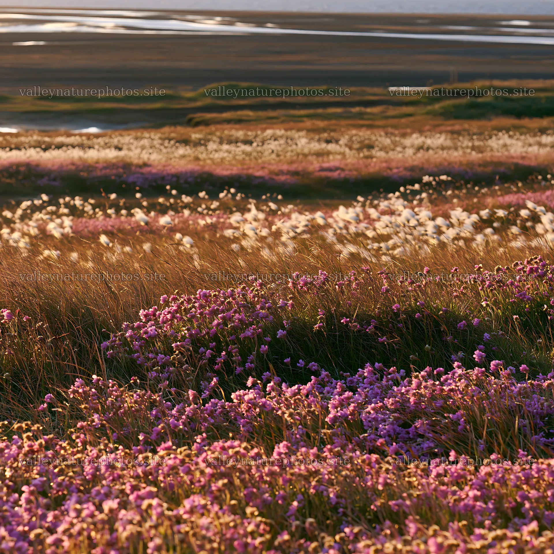 Regenerative meadow with blooming flowers and grass – nature photography 7938x7938